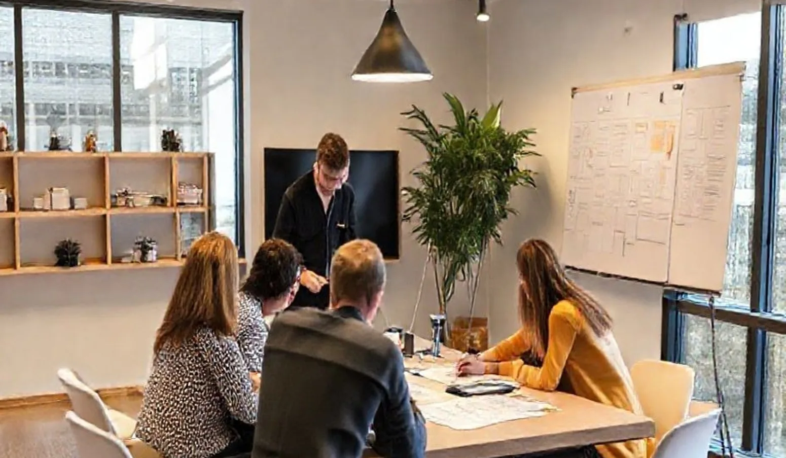 Project planning session modern